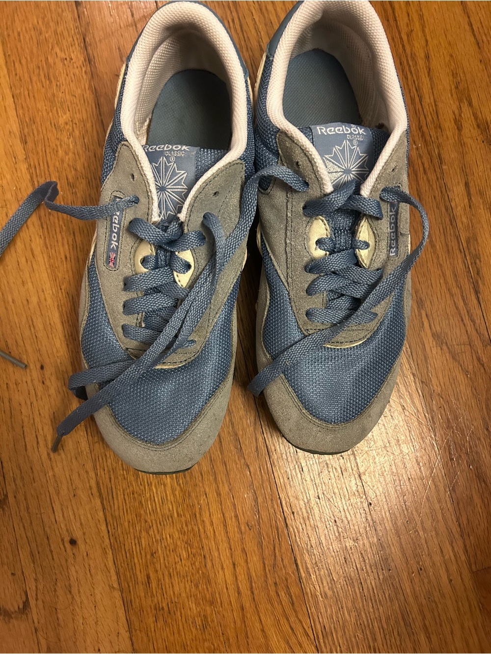 Reebok Blue and Gray Women's Athletic Sneakers